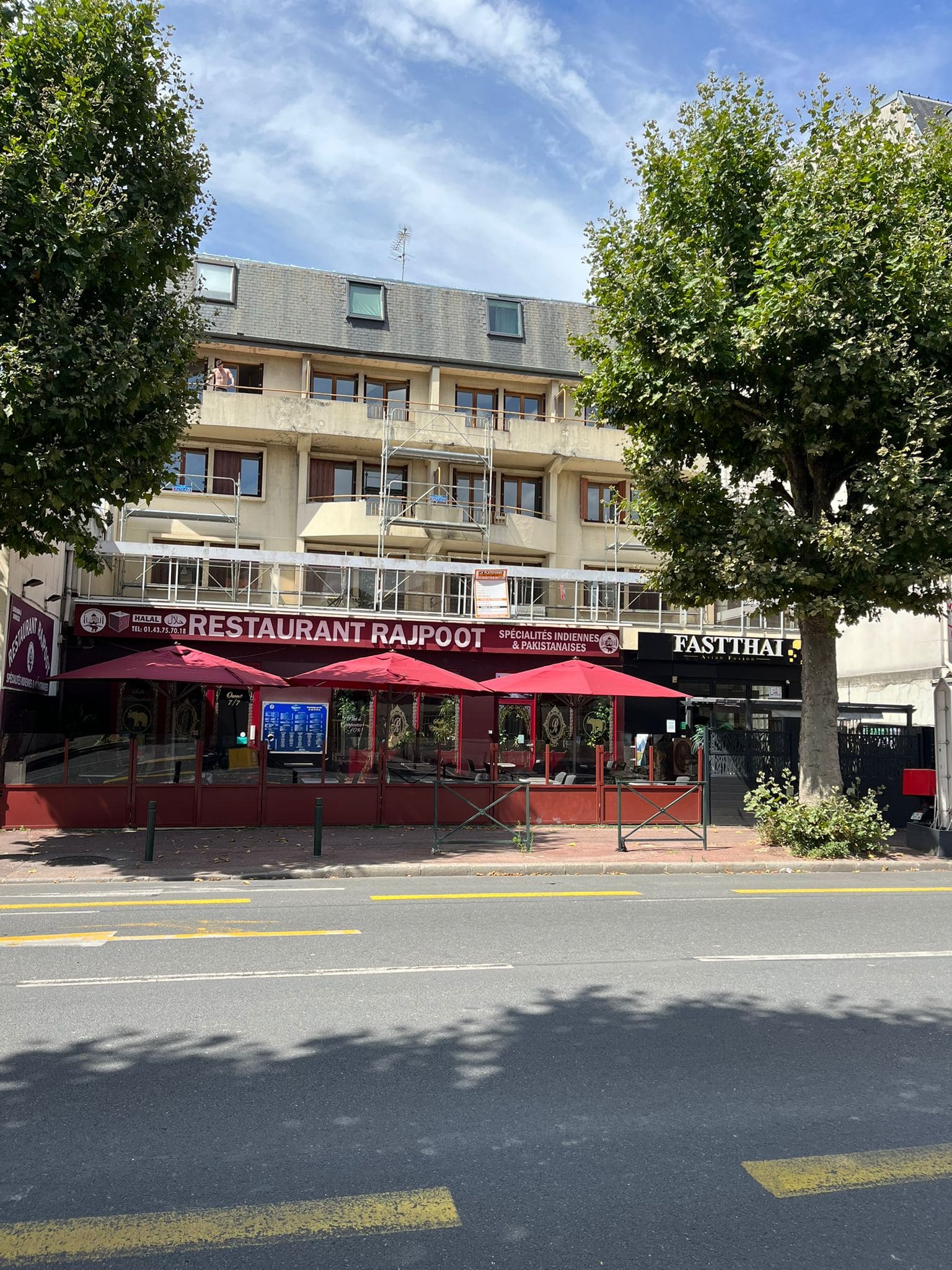 ITE immeuble collectif à Alfortville : façade avant travaux, rue Charles de Gaulle