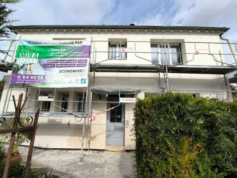 sous-traitance enduit façade : Application enduit de façade professionnel