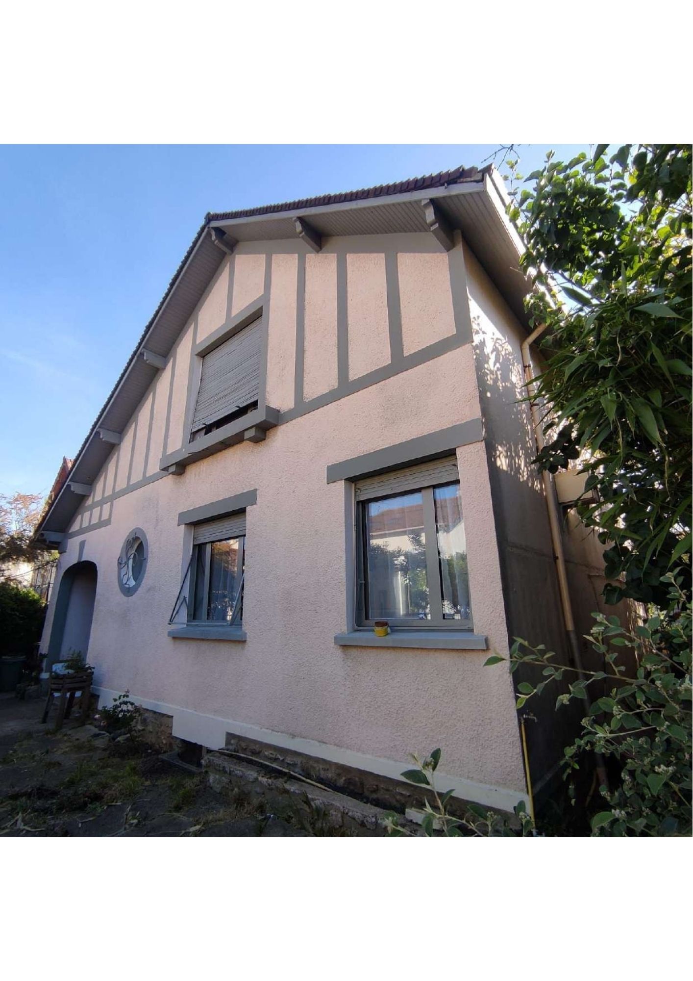 Vue latérale maison avant ITE Joinville-le-Pont Val-de-Marne